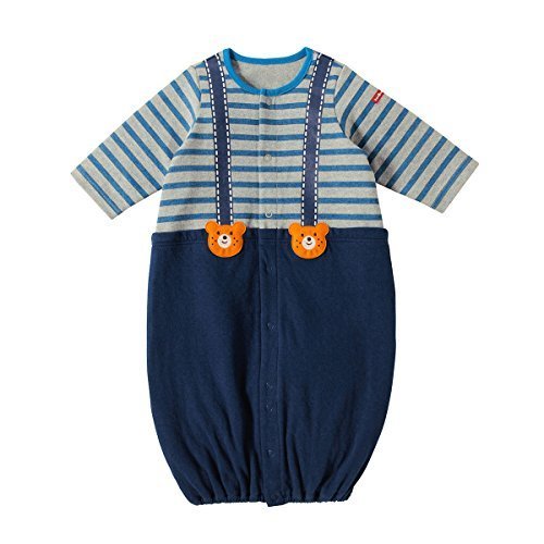 ミキハウス ホットビスケッツ (MIKIHOUSE HOT BISCUITS) ツーウェイオール 70-2604-951 50cm 紺,ベビーウェア,男の子,