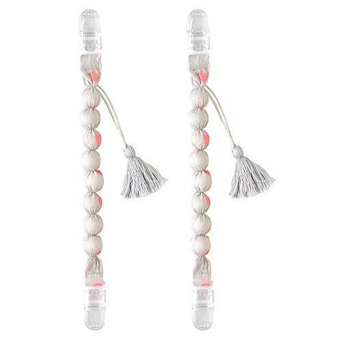 NAOMI ITO ボンボンマルチクリップ (2本セット) オレンジスター 18131005,遊園地,持ち物,