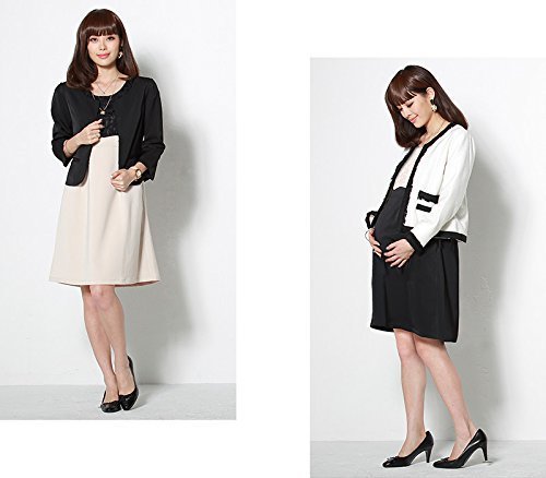 スウィートマミー ウエストスカラ バイカラー,マタニティ,パーティードレス,