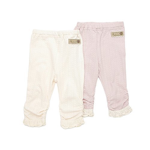 Biquette Club(ビケットクラブ) ７分丈スパッツ (80～130cm) キムラタンの子供服 (10255x10455-161b) オフホワイト 80,レギンス,ベビー,