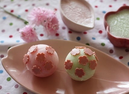 桜のシャーベット,花見,スイーツ,