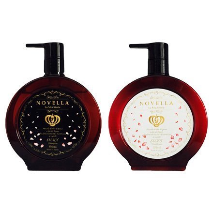 NOVELLA（ノヴェラ）シルキー ノンシリコンシャンプー 550ml ＆ ノンシリコントリートメント 550g セット 無香料,ノンシリコンシャンプー,おすすめ,