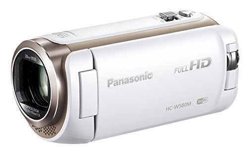 Panasonic HDビデオカメラ W580M 32GB サブカメラ搭載 高倍率90倍ズーム ホワイト HC-W580M-W,出産入院準備,リスト,必要