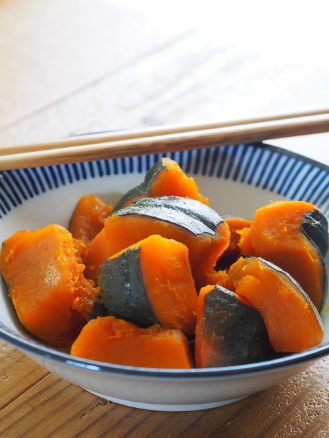 かぼちゃの煮物,離乳食,かぼちゃ,