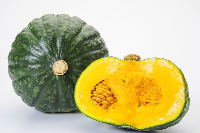 かぼちゃの断面,離乳食,かぼちゃ,