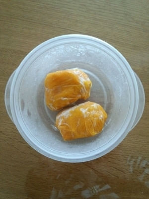 離乳食☆初期☆　かぼちゃの保存方法,離乳食,かぼちゃ,