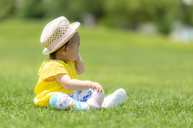 赤ちゃんの紫外線対策,日焼け止め,おでかけ,入浴剤