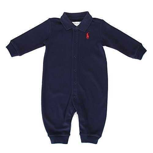 ラルフローレン ソリッドワンピースカバーオール フレンチネイビー 577225 Ralph Lauren [並行輸入品],出産祝い,ラルフ,