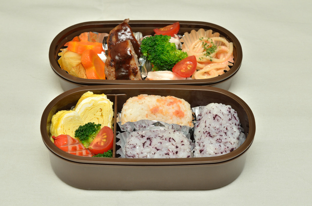 ハンバーグのお弁当,お弁当,ハンバーグ,