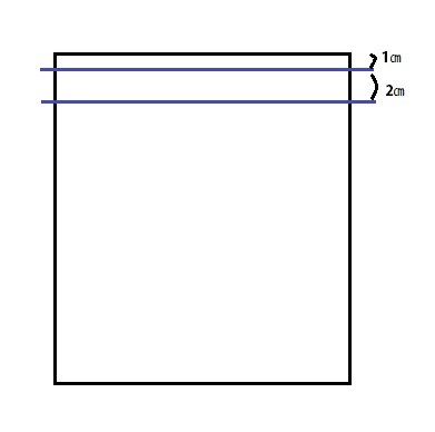袋の口を縫う,幼稚園,コップ,
