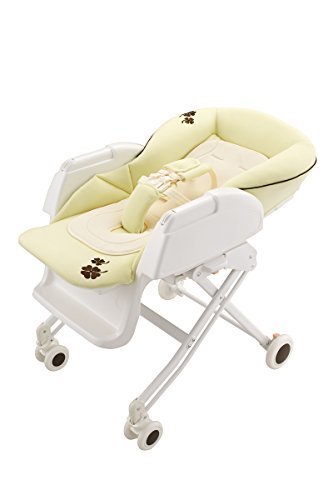 アップリカ ハイローベッド&チェア ベーシック ピアッタ 【クッションマット・汗取りシート洗濯可能】 (食事イス用 あやし用 寝かしつけ用) 2026681,ハイローチェア,