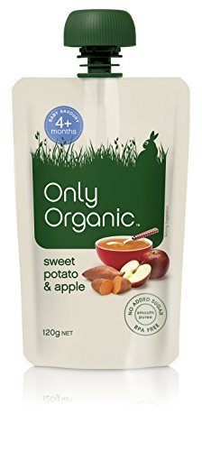 オンリーオーガニック ベビーフード(パウチタイプ) サツマイモとリンゴのお食事 離乳初期~ 120g,離乳食,さつまいも,
