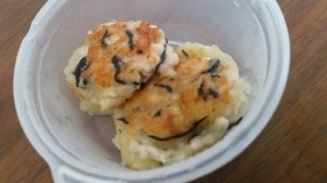 栄養満点！ひじき入り♪鶏肉とじゃがいものおやき,離乳食,ひじき,