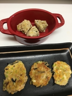 離乳食後期✲鶏ミンチでハンバーグと肉団子,離乳食,ひじき,