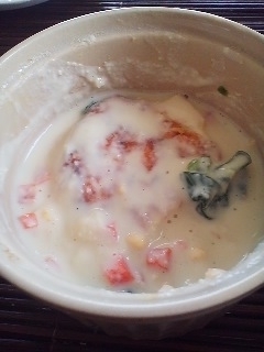 離乳食★ハンバーグ入りシチュー,離乳食,ホワイトソース,