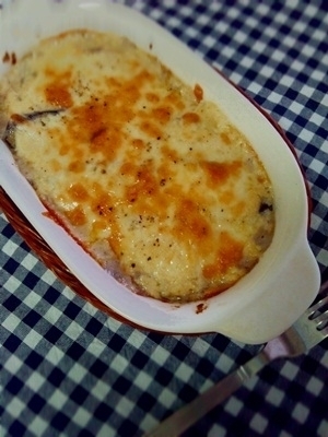 豆腐ホワイトソースのナスグラタン♪離乳食幼児食にも,離乳食,ホワイトソース,