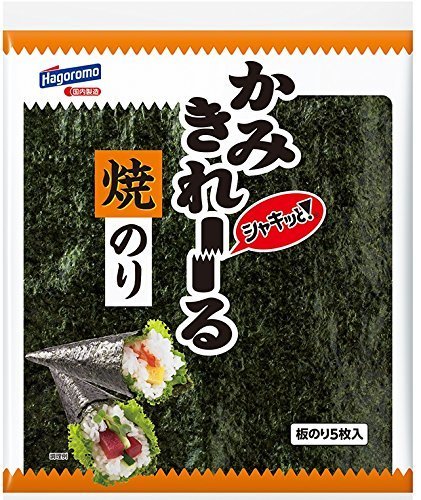 はごろも かみきれーる 焼のり 全形 5枚×5個 (5261),離乳食,おにぎり,
