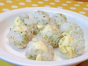 【離乳食】しらす＆チーズのおにぎり,離乳食,おにぎり,