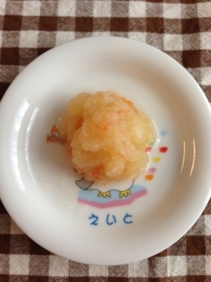 離乳食後期☆りんごトマトなすのくたくた煮,離乳食,なす,