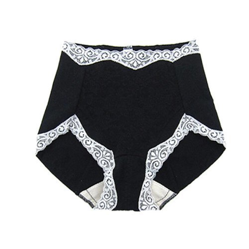 スウィートマミー オーガニックコットン おなか押さえ レギュラーショーツ【産後専用・補正インナー】／M／ブラック,産後,ショーツ,