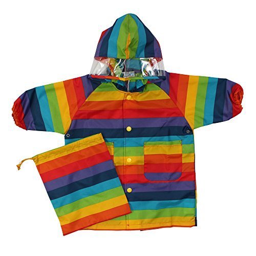 （ザジーザップス）ZAZZY ZAPS レインボーレインコート 90 アカ,ベビー,レインコート,