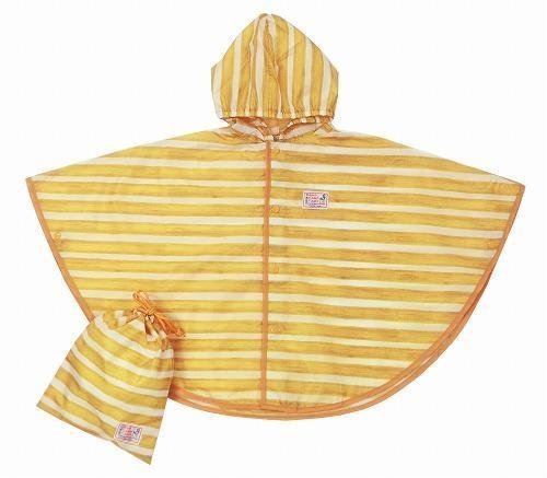 ペイントボーダーレインポンチョ　Stample(スタンプル),ベビー,レインコート,