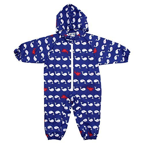 ベビー レインロンパース くじら[6571652] 80cm ネイビー,ベビー,レインコート,