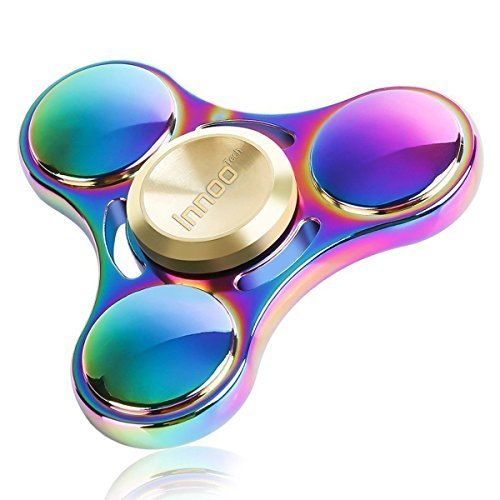 Innoo Tech ハンドスピナー レインボーカラー 3～5分回し Hand Spinner 指スピナー おもちゃ プレゼント,6歳,男の子,プレゼント