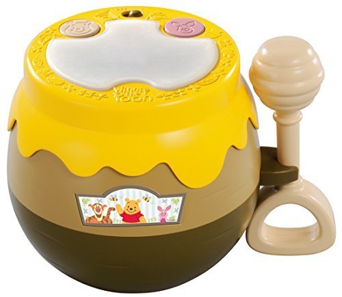 ディズニー くまのプーさん たたいてピカピカ光るタイコ,おもちゃ,楽器,