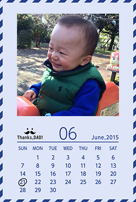 pictolカレンダー,写真,無料,カード