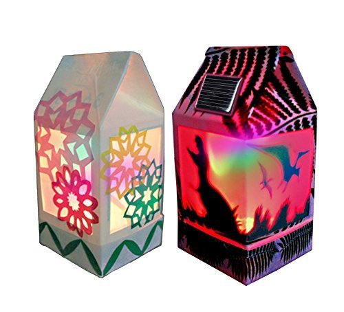 エレキット 牛乳パック ソーラーランタン(フルカラー) JS-6114F,工作,小学生,