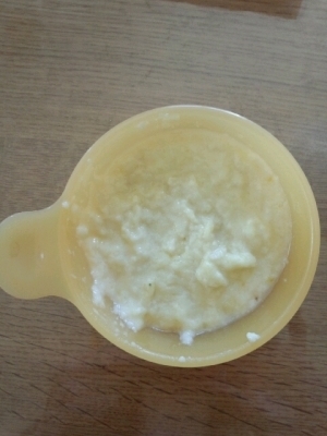 離乳食☆初期☆　さつま芋入りパン粥,離乳食,食パン,