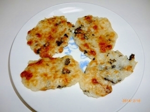 離乳食☆納豆海苔ご飯のおやき,赤ちゃん,納豆,