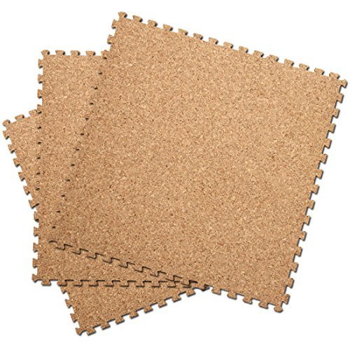 タンスのゲン 安心の超低ホル コルクマット 45cm 大粒 6畳 48枚セット サイドパーツ付き 防音 わんぱく 1870000300,赤ちゃん,ジョイントマット,