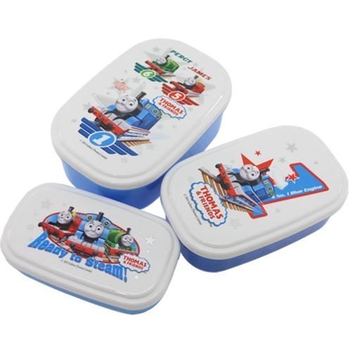 オーエスケー きかんしゃトーマス(No.2) シール容器 3Pセット SP-31,幼稚園,お弁当箱,