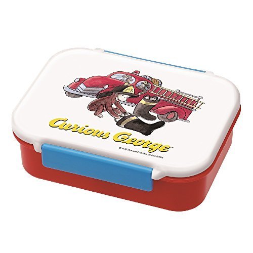 学研ステイフル おさるのジョージ お弁当箱 ランチボックス 消防車 K10056,幼稚園,お弁当箱,