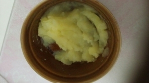 【離乳食初期】さつまいものりんご煮 ,離乳食,りんご,