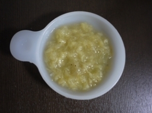 離乳食☆バナナリンゴ,離乳食,りんご,