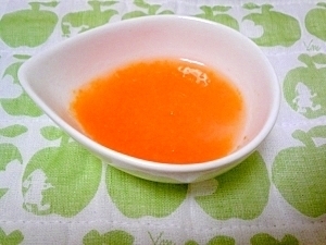 <離乳食初期>にんたまのりんごスープ,離乳食,りんご,