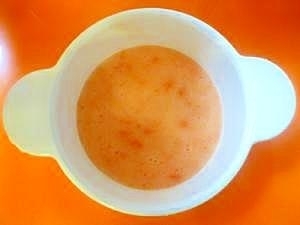 離乳食・初期！林檎と人参の摩り下ろし,離乳食,りんご,