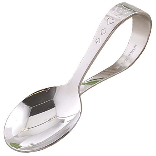 ナガオ ハッピーベア ベビースプーン,出産祝い,銀のスプーン,