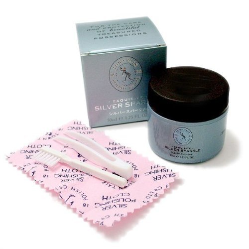 液に浸すだけ 輝きが甦る シルバー製品専用クリーナー (シルバースパークル)50ml,出産祝い,銀のスプーン,