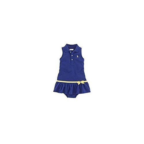 【RALPH LAUREN (ラルフ　ローレン)】コットンポロドレス (Baby girls) 6M (60-68cm)888978429500,出産祝い,ベビー服,女の子