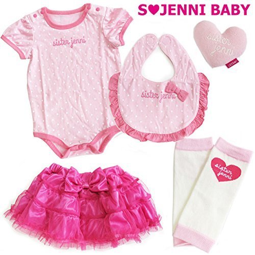(ジェニィベビー)JENNIBABY ベビーギフト5点セット/ピンク　80cm,出産祝い,ベビー服,女の子