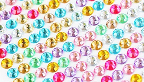 大量 ラインストーン お洒落 デコレーション シール 1836粒 (レインボー),マタニティ,ロゼット,