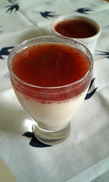 おうちで作った豆乳プリン,手作り,おやつ,