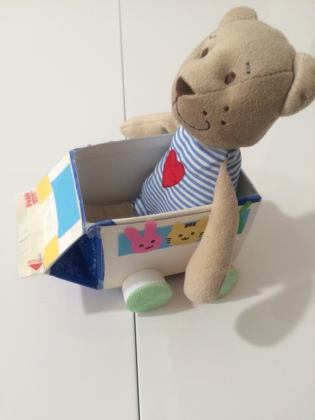 作成例,牛乳パック,手作り,おもちゃ