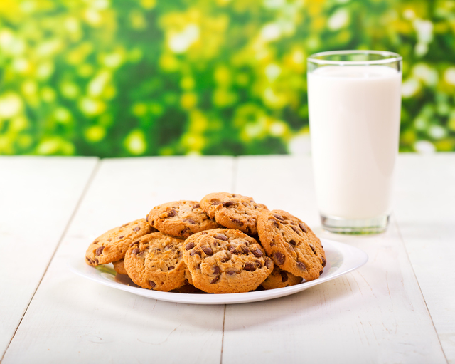 クッキー&牛乳,子ども,おやつ,
