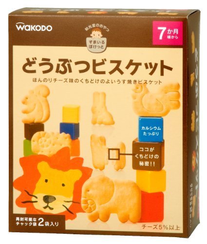 和光堂のおやつすまいるぽけっと どうぶつビスケット (25g×2袋)×4箱,子ども,おやつ,