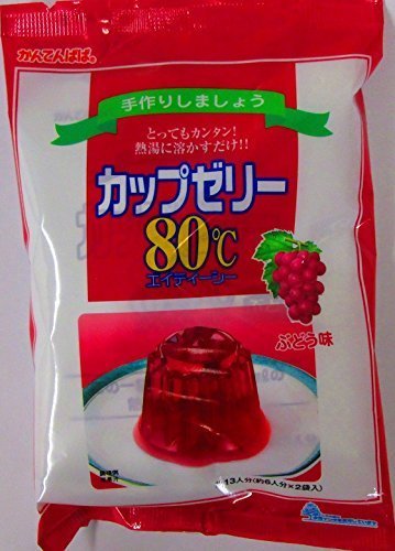 かんてんぱぱ カップゼリー ぶどう味１００ｇＸ2袋 約６人分ｘ２袋,子ども,おやつ,